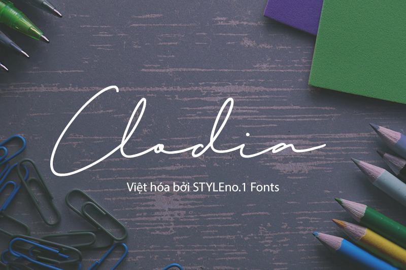 Font Việt hóa SVN Clodia