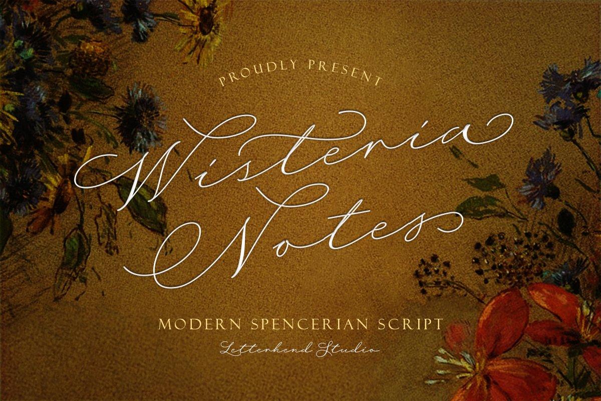 Font Wisteria Notes Việt Hóa