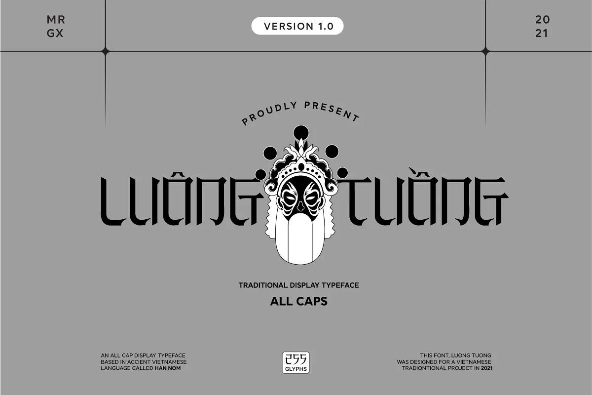 Font LuongTuong Typeface