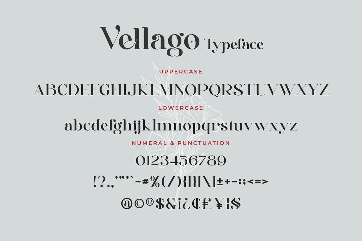 Font việt hoá Vellago