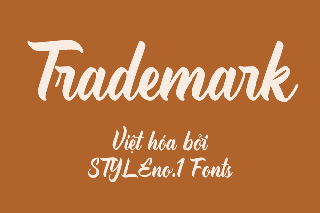 Font Việt hóa SVN Trademark