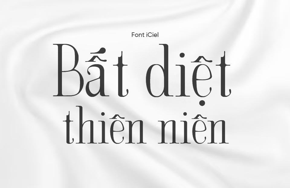 Font Việt hóa iCiel Lusiane