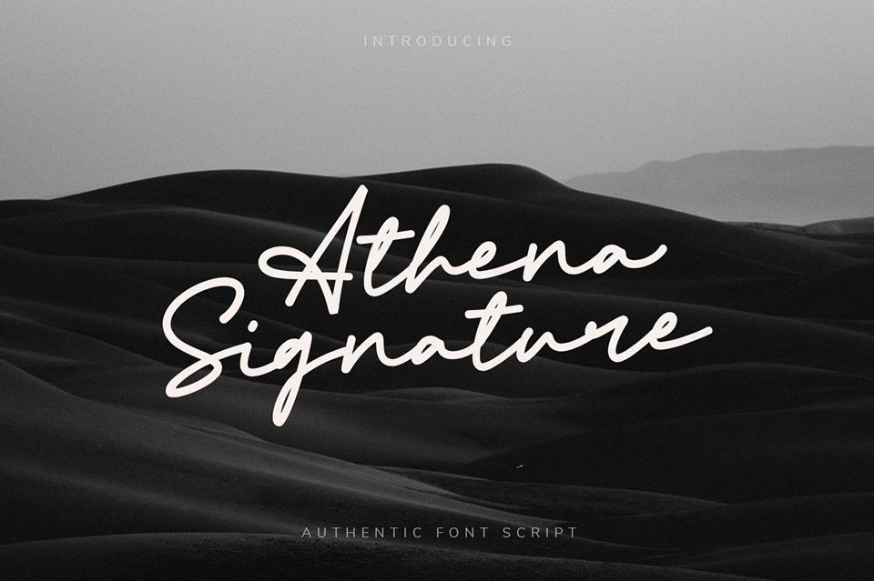 Font Việt hóa SVN Athena Signature