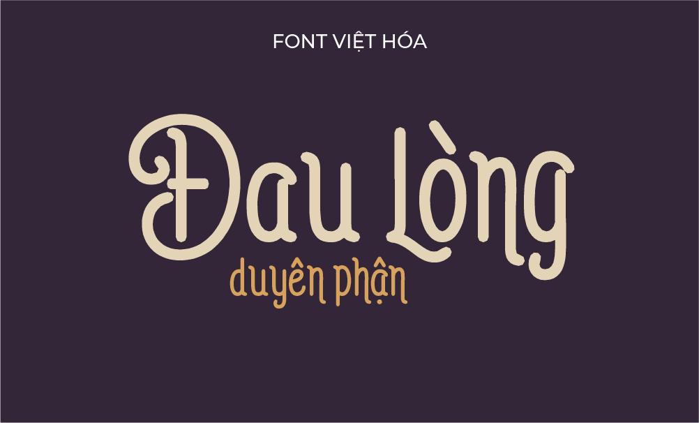 Font Việt Hóa iCiel Auther Typeface