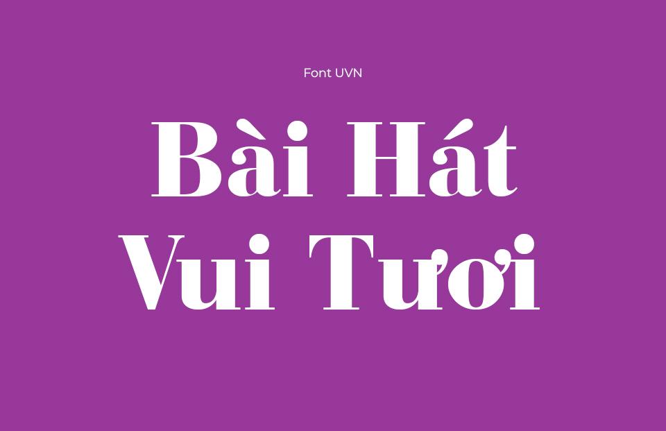 Font Việt Hóa UVN Bach Dang Nang