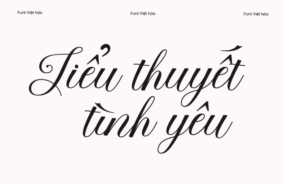 Font Việt hóa Beauty Queen Script