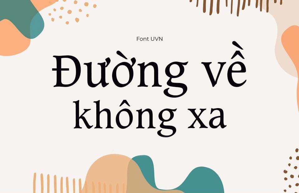 Font Việt Hóa UVN Cat Bien