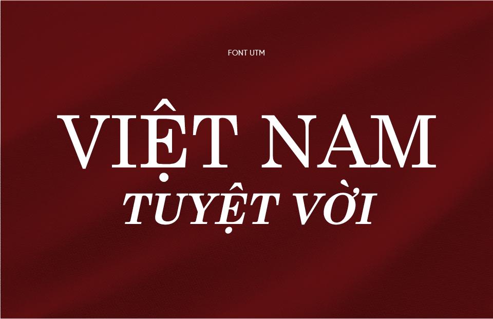 Font Việt hóa UTM Centur