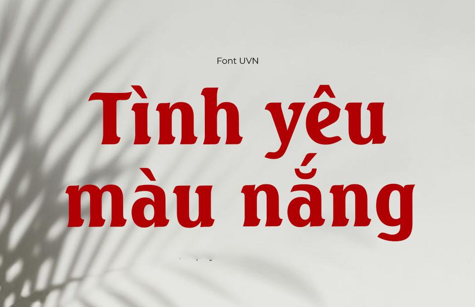 Font Việt Hóa UVN Chim Bien Nang