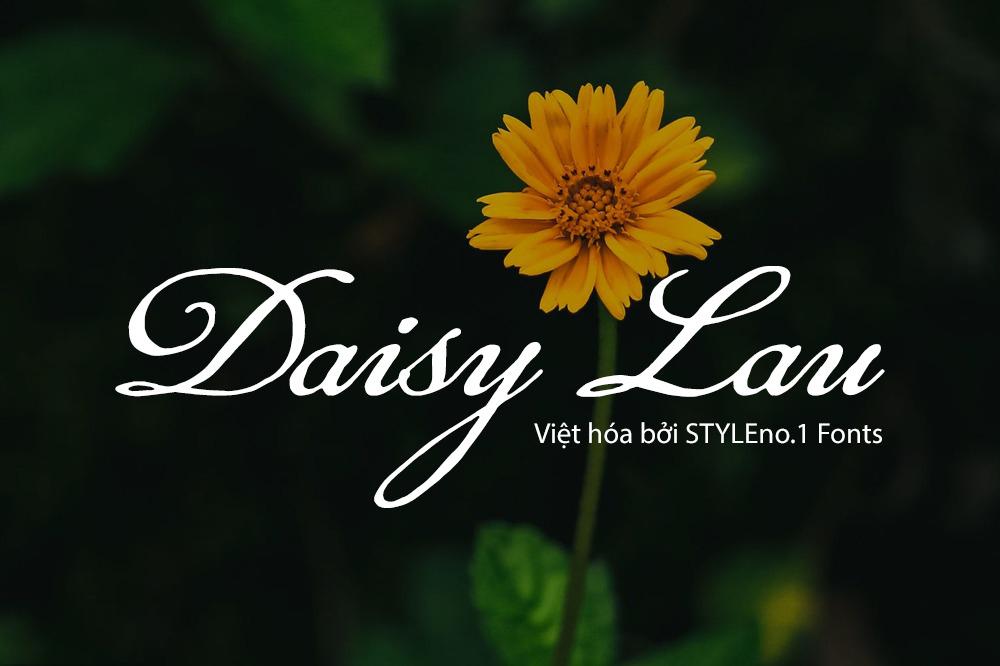 Font việt hóa SVN Daisy Lau