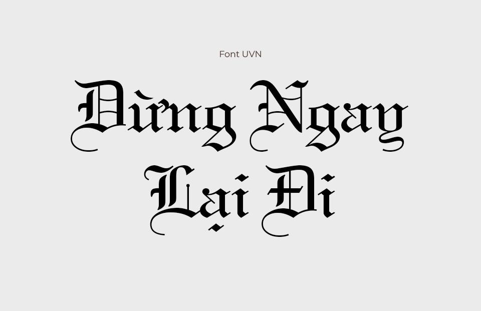 Font Việt Hóa UVN Dam Cuoi