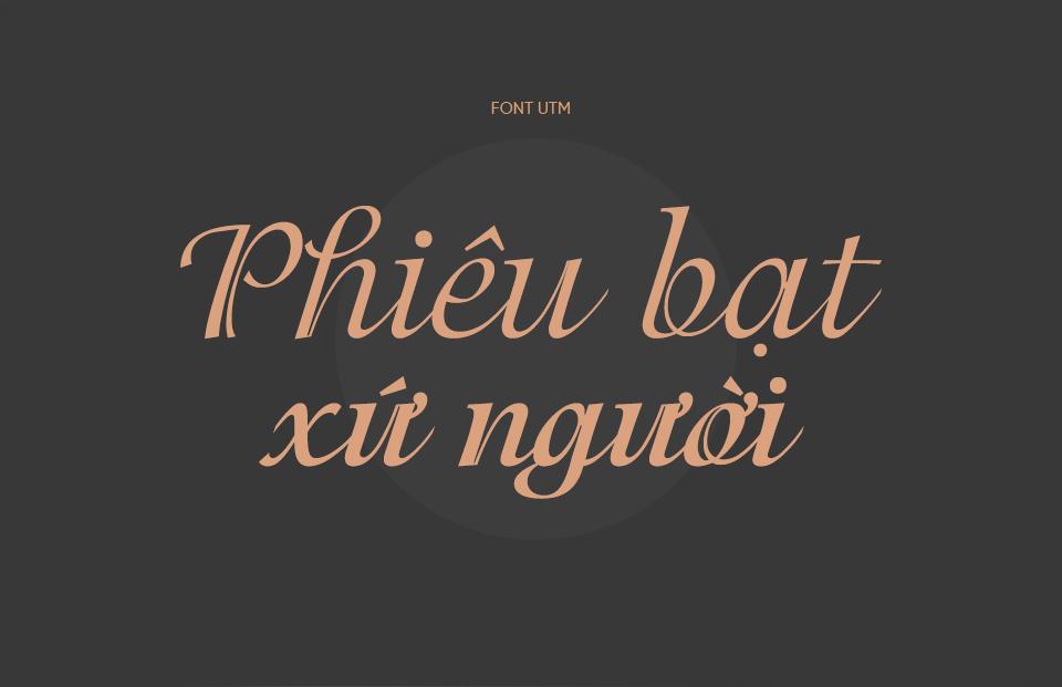 Font Việt hóa UTM Isadora