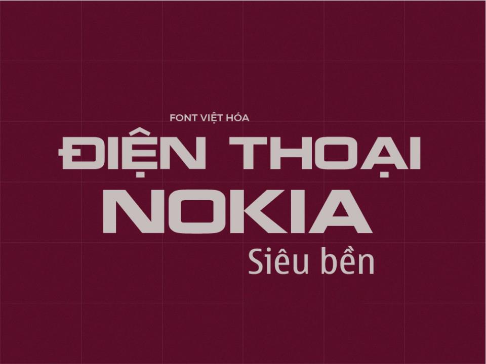 Font việt hóa UTM Nokia