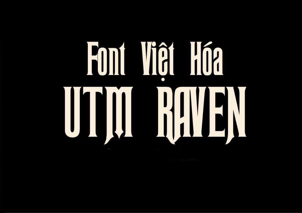 Font việt hóa UTM Raven