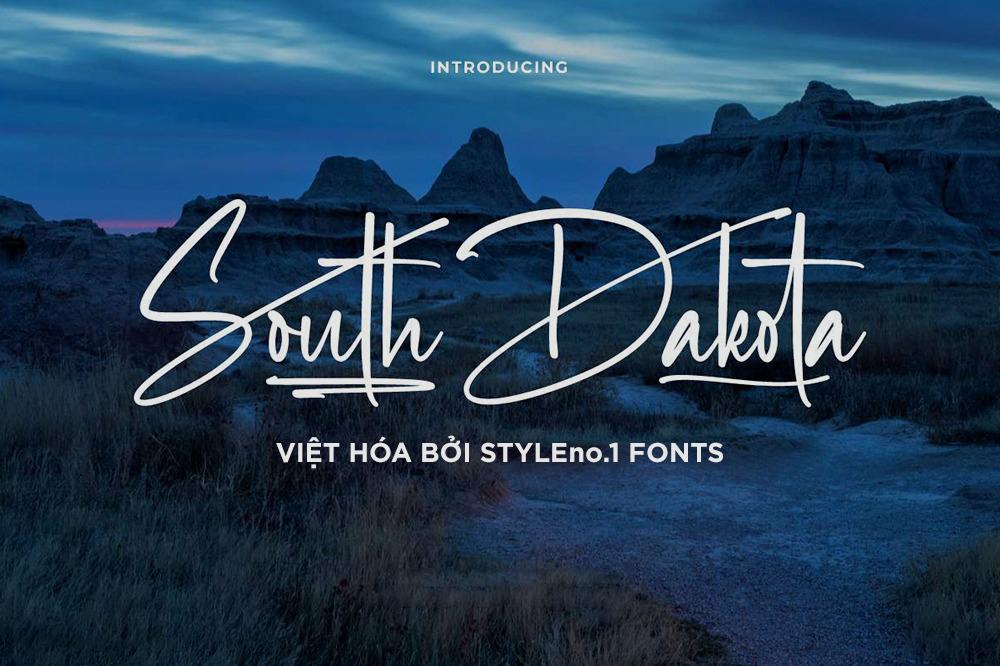 Font việt hóa SVN South Dakota