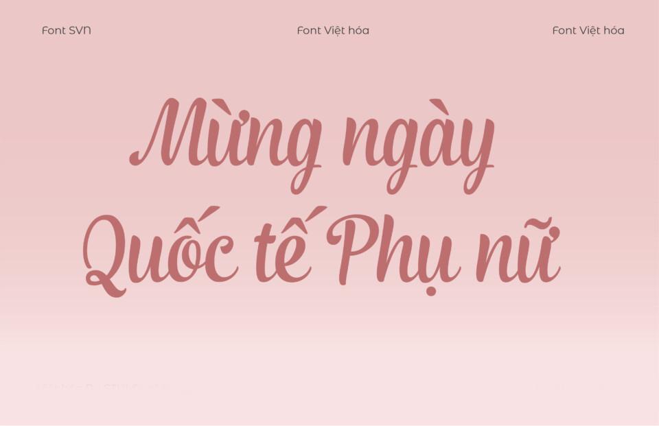 Font Việt hóa SVN Monday