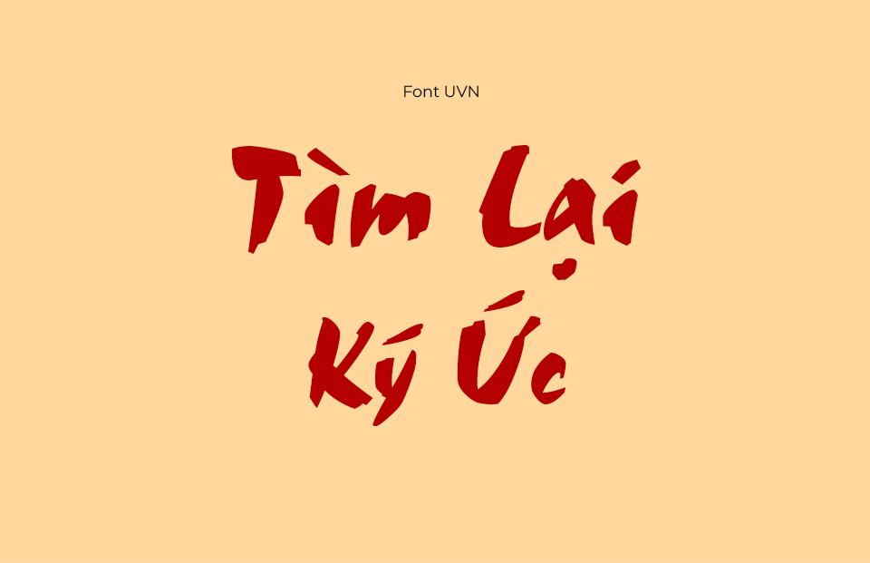 Font Việt Hóa UVN Thang Vu