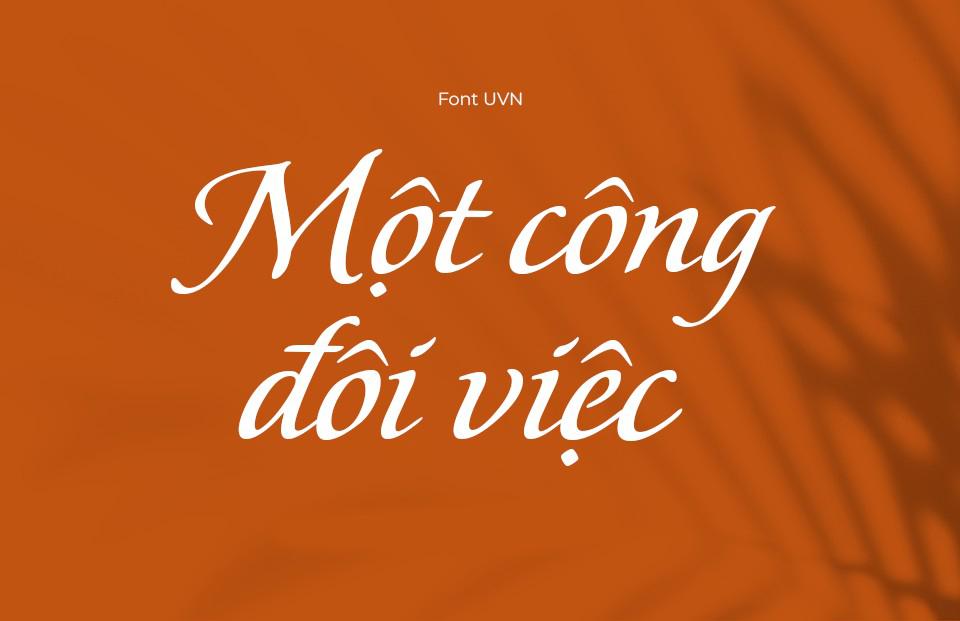 Font Việt Hóa UVN Mau Tim