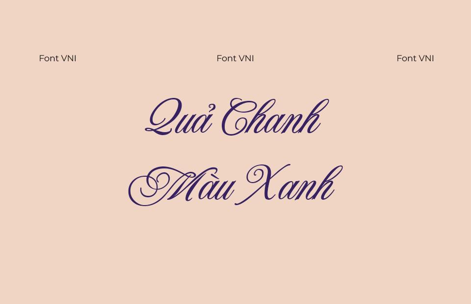 Font Việt hoá VNI 22 JackieO