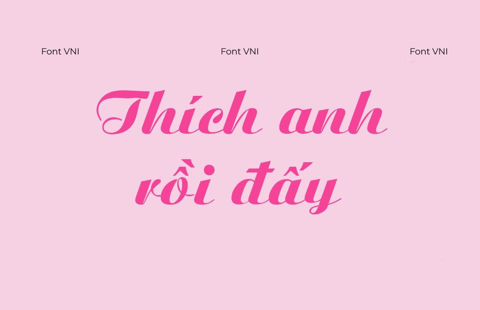 Font Việt hoá VNI Ariston