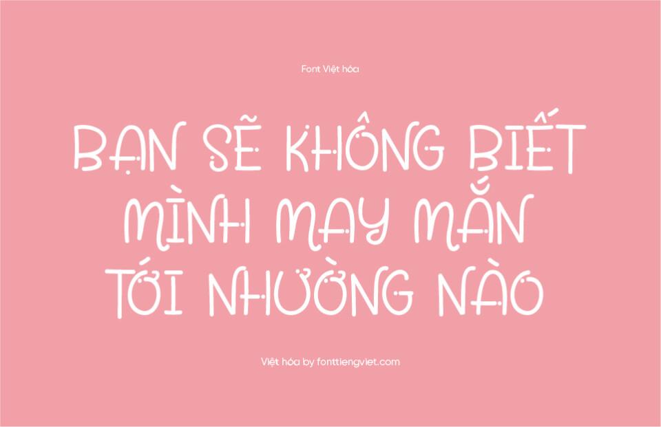 Font Việt hóa White Pinky 