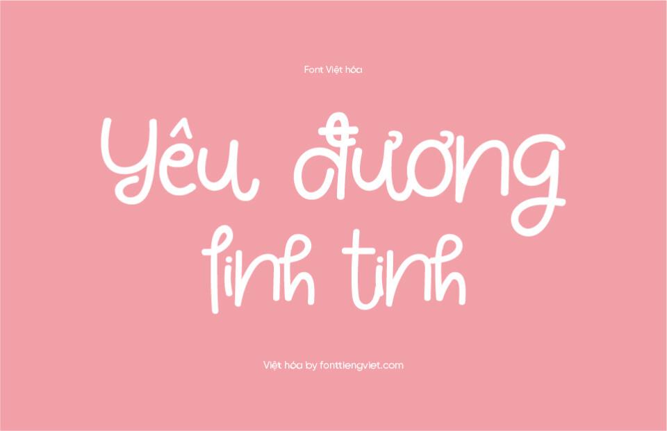 Font Việt hóa White Pinky