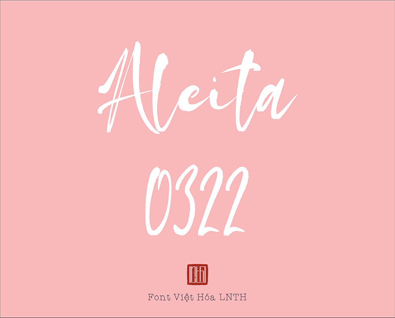 Font việt hóa Aleita