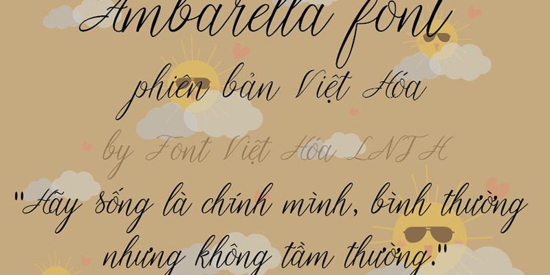 Font việt hóa Ambarella