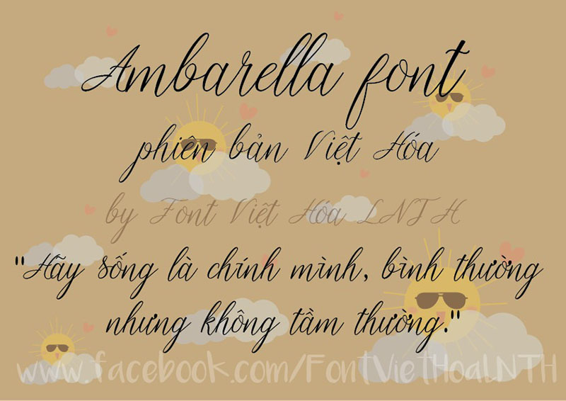 Font việt hóa Ambarella