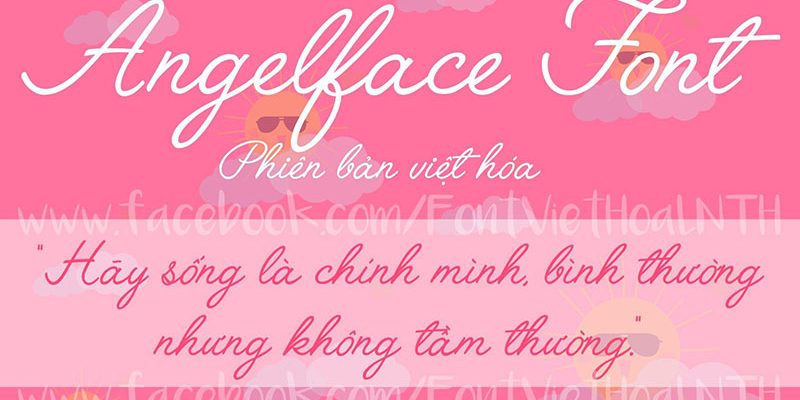 Font việt hóa Angelface