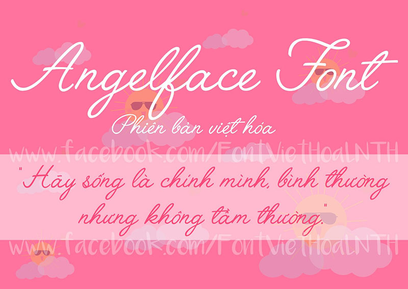 Font việt hóa Angelface