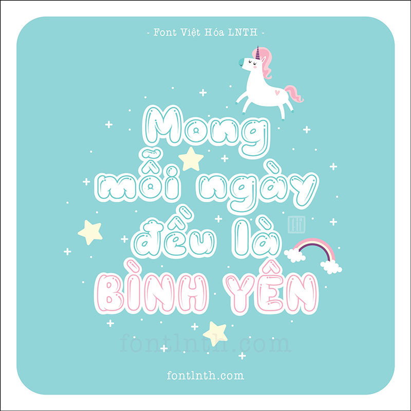 Font việt hóa Blobby Chug