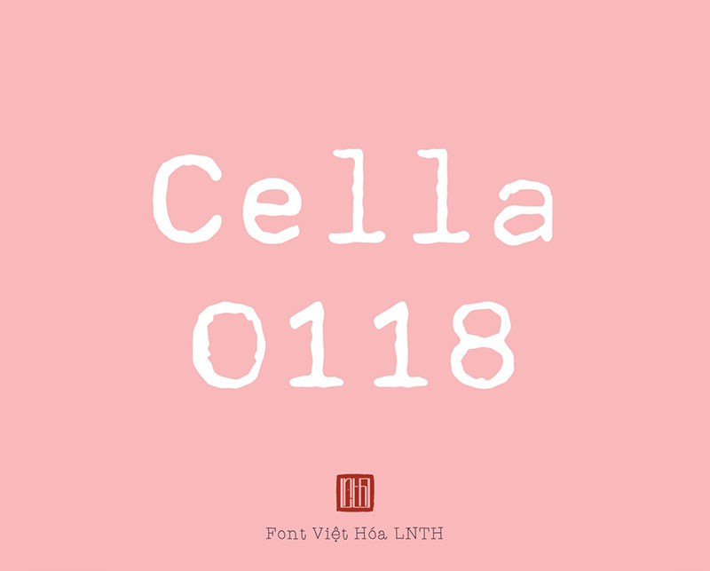 Font việt hóa Cella