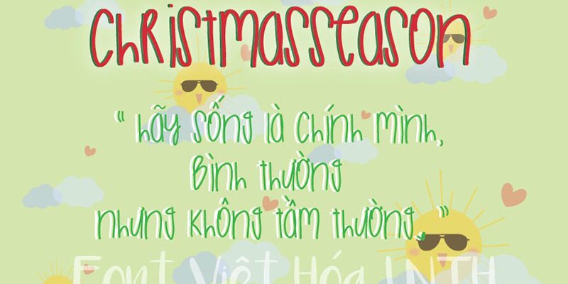 Font việt hóa Christmas Season