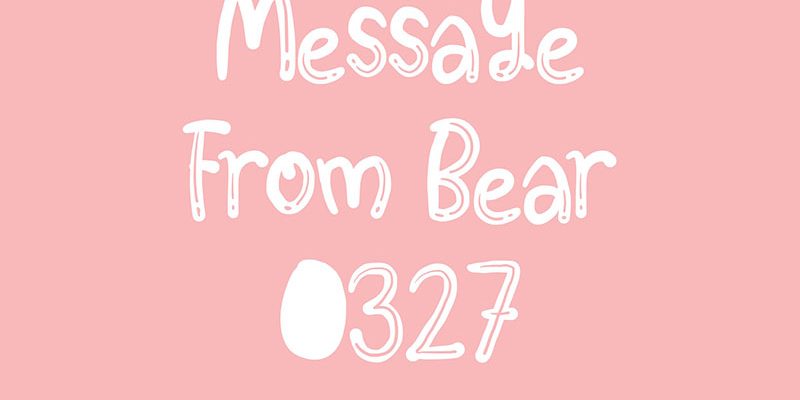 Font việt hóa Message From Bear