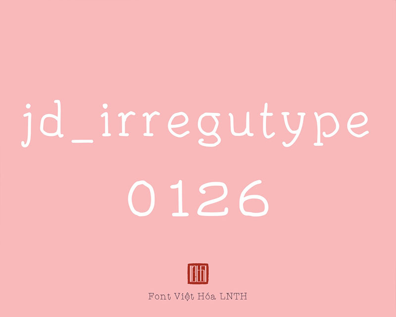 Font việt hóa Irregutype