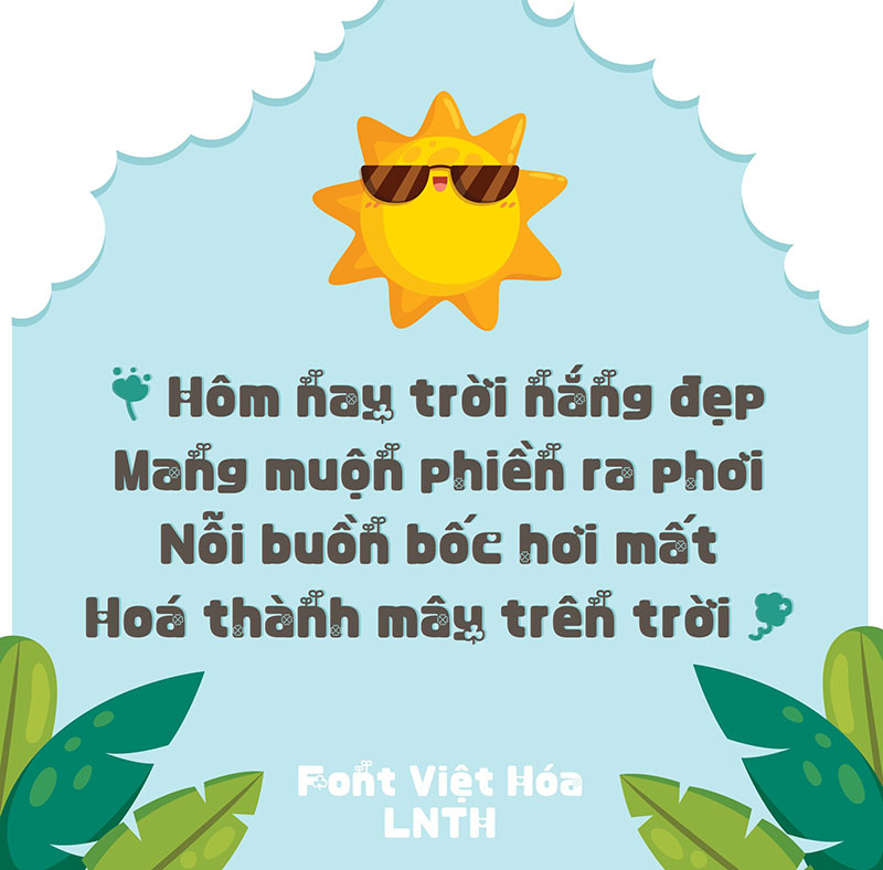 Font việt hóa Kids Chinese Font 1