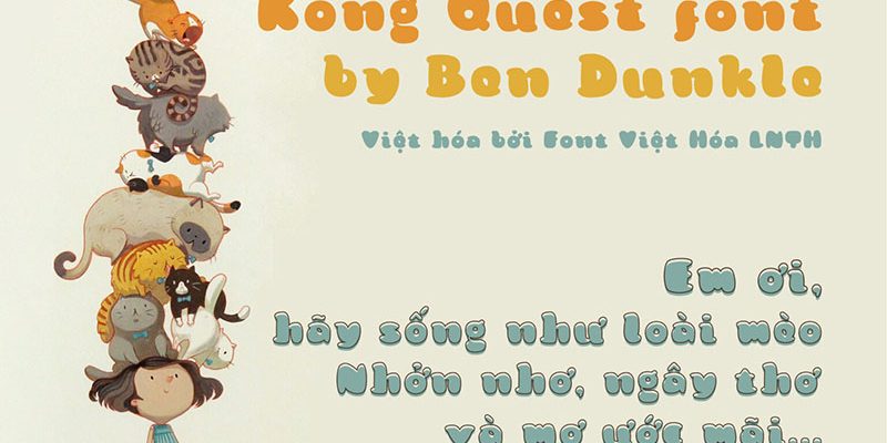 Font việt hóa Kong Quest Regular