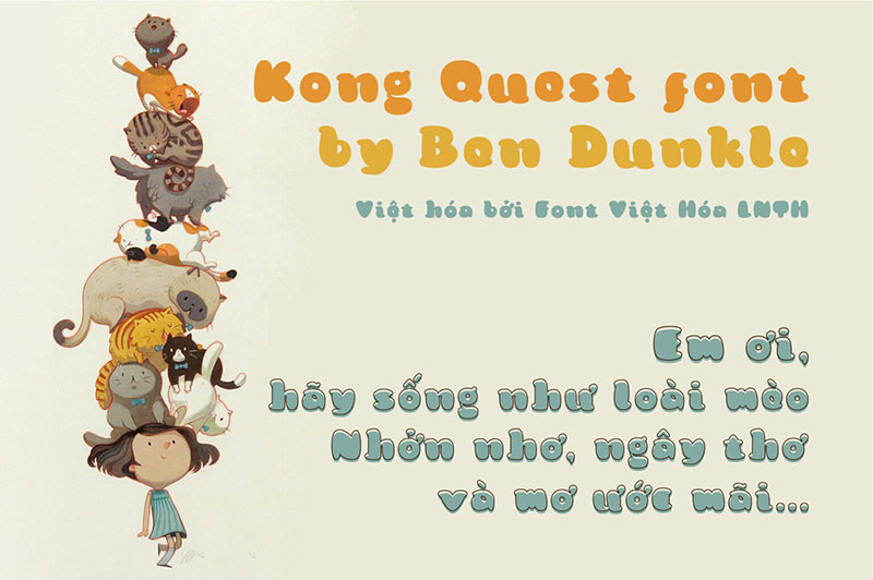 Font việt hóa Kong Quest Regular