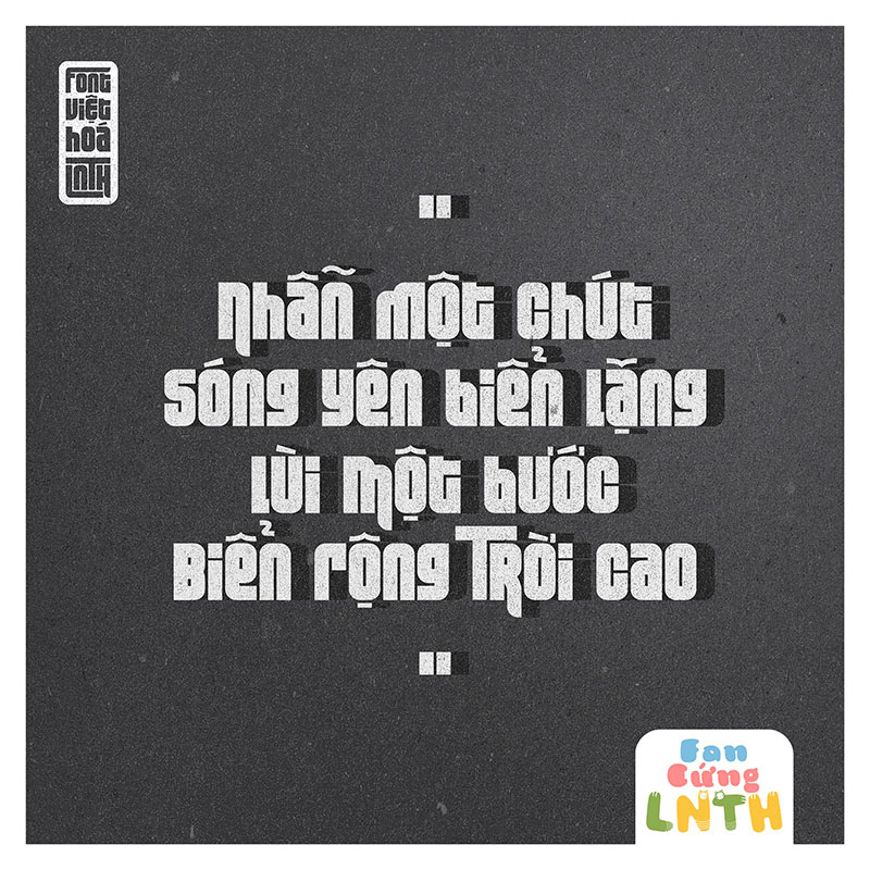 Font việt hóa Lakmus