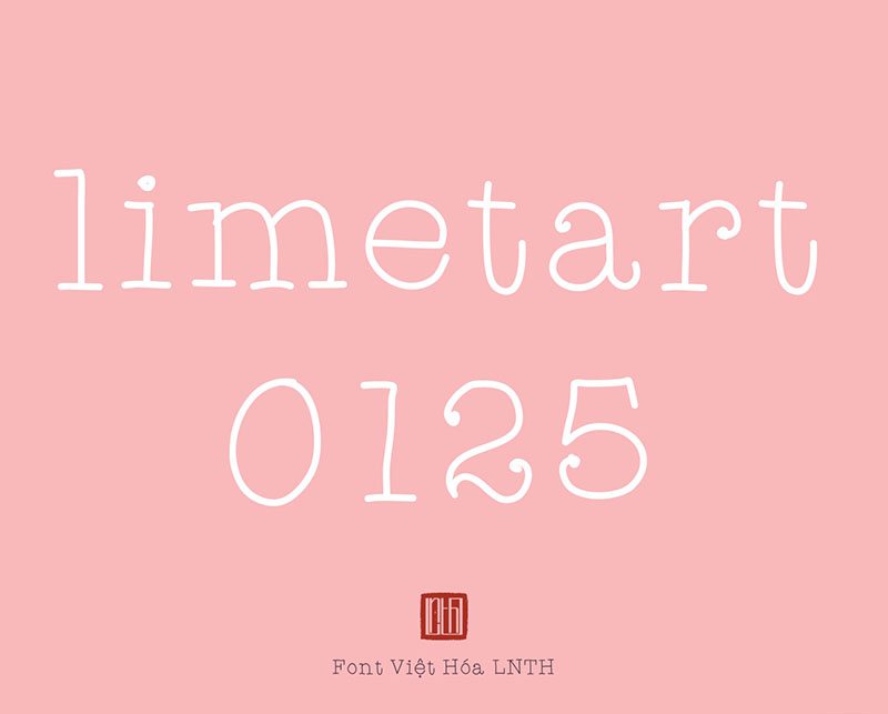 Font việt hóa limetart