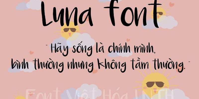 Font việt hóa Luna