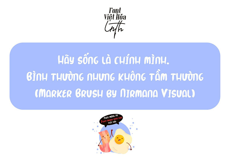 Font việt hóa Marker Brush