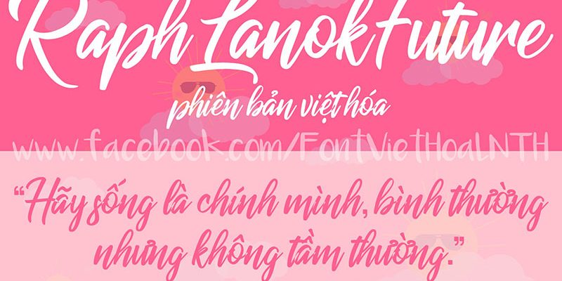 Font việt hóa Raph Lanok Future