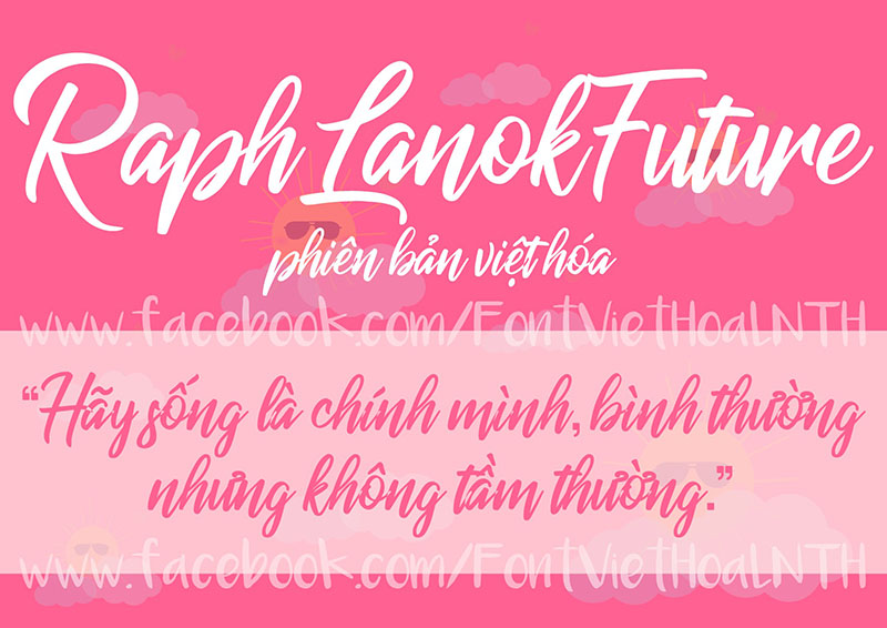 Font việt hóa Raph Lanok Future