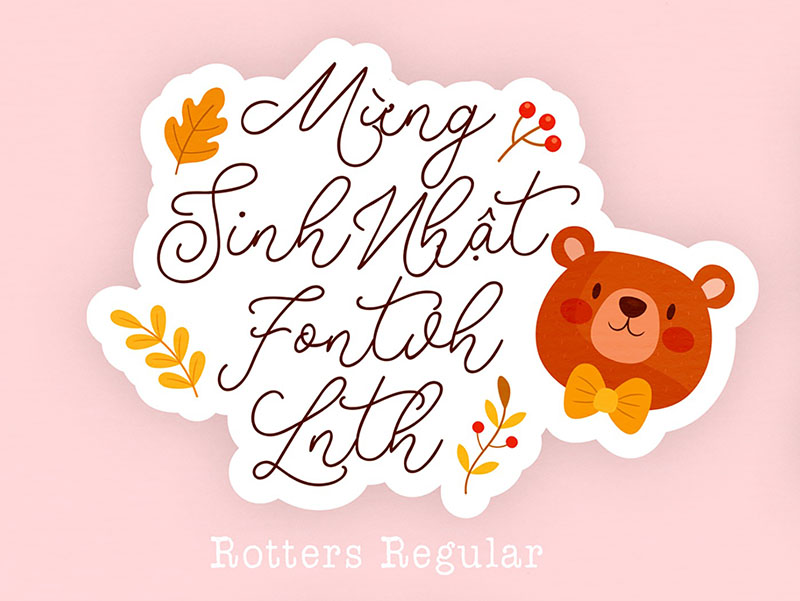 Font việt hóa Rotters Regular