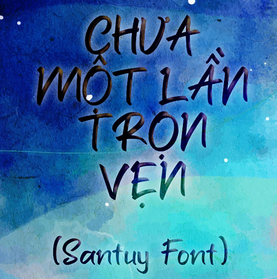 Font việt hóa Santuy