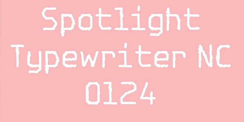 Font việt hóa Spotlight Typewriter NC