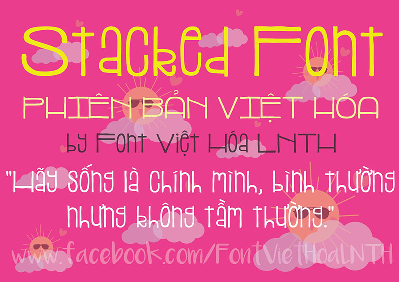 Font việt hóa Stacked