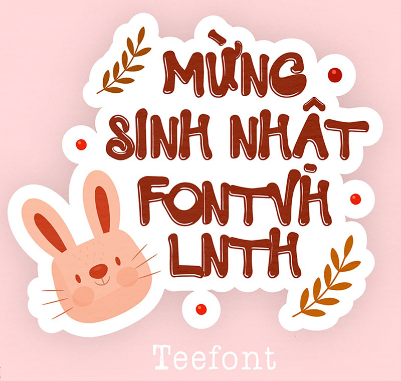 Font việt hóa Teefont